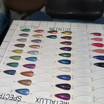 Holly's Nail & Spa - Nail colors, metallic, gel, nails, pretty colors, acrylic - Nail Salons Near Me - Mesa, Arizona