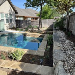 Davis GardenCraft - Designed & installed xeriscaping areas, reconnected/rerun irrigation system, brought in beautiful native TX plants.