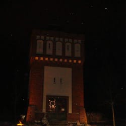 Wasserturm in Schwante - gefühlte minus 20 °C