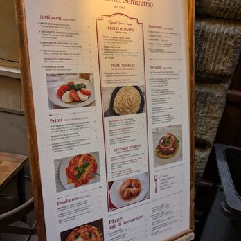 Taverna del Seminario - Menu March 2026 - Roman Near Me - Rome, RM Taverna del Seminario - Menu March 2026 - Roman Near Me - Rome, RM