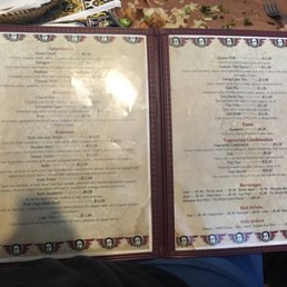 The menu was not detailed enough for me considering its my first time having Ethiopian. The menu was not detailed enough for me considering its my first time having Ethiopian.