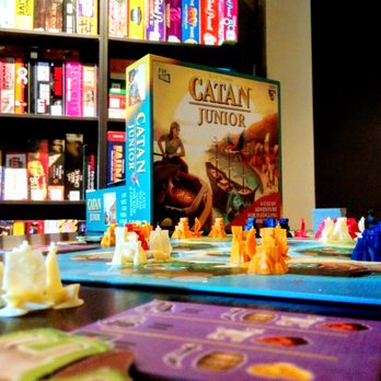 Games on Tap Board Game Café - Catan Junior - Great for kids or Adults - Themed Cafes Near Me - Waterloo, Ontario