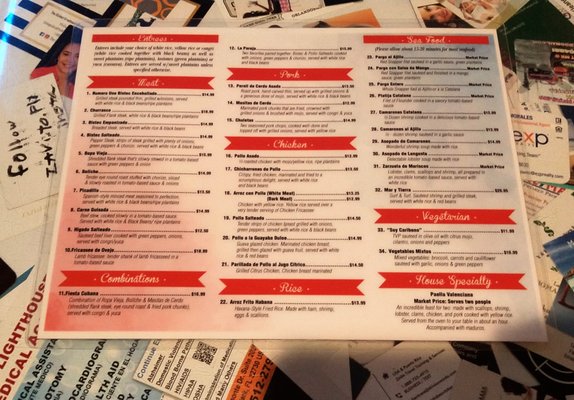 Menu photo 3 Numero Uno Cuban Restaurant Orlando, FL Menu photo 3 Numero Uno Cuban Restaurant Orlando, FL