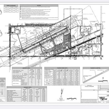 Hangar One Cafe - Hemet Ryan Airport diagram from their public site - Diners Near Me - Hemet, California