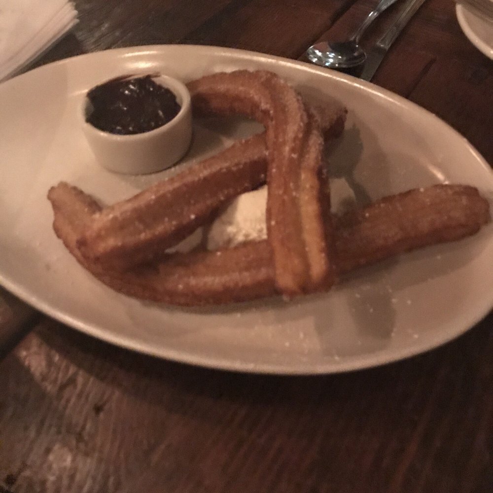 Penca - Churro. Crispy on the outside, uncooked dough on the inside. - Mexican Near Me - Tucson, Arizona Penca - Churro. Crispy on the outside, uncooked dough on the inside. - Mexican Near Me - Tucson, Arizona