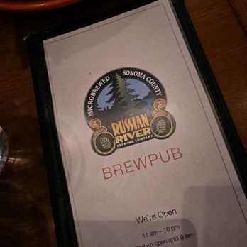 Russian River Brewing - Pizza Near Me - Santa Rosa, California