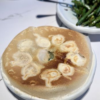 Seven Folding Dumpling House - Pork & Shrimp Dumplings - Pan fried - Chinese Near Me - Mission Viejo, California