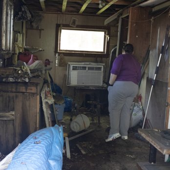Leo's Junk Removal - Before Cleanup - Lawn Services Near Me