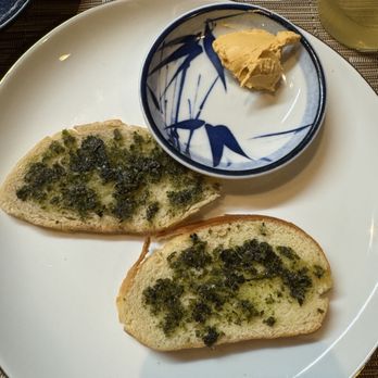 Hummingbird Sushi - Uni butter with seaweed baguette - Japanese Near Me - Seattle, Washington Hummingbird Sushi - Uni butter with seaweed baguette - Japanese Near Me - Seattle, Washington