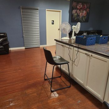 Queen Spa - Vanity area brushes, hair dryers, q tips. Perfect! - Saunas Near Me - Garden Grove, California