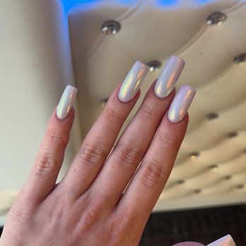 A2Z Nails Spa & Lashes - My newest nails (chrome) - Nail Salons Near Me - Littleton, Colorado