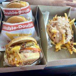 Animal Style Burger and Fries Animal Style Burger and Fries