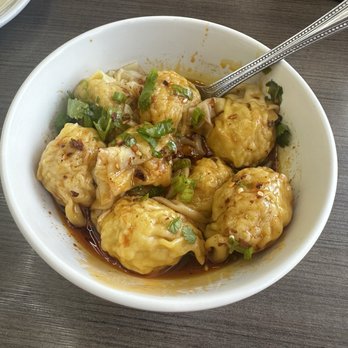 Get Sum Dim Sum - Shrimp Wonton in Chili Oil - Dim Sum Near Me - Ontario, California Get Sum Dim Sum - Shrimp Wonton in Chili Oil - Dim Sum Near Me - Ontario, California