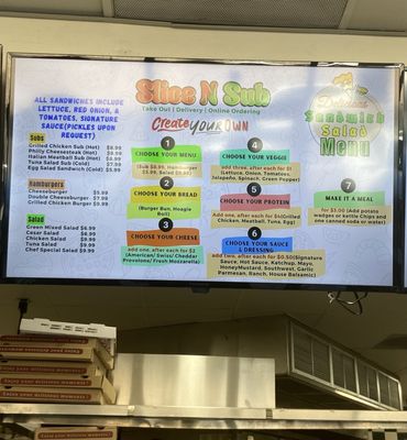 Menu photo 8 Slice N Sub Riverside, CA