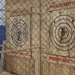 Patriot Brew Thru and Axe Throwing - Axe throwing