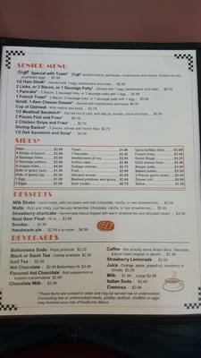 Menu photo 6 Terry's Diner Eugene, OR