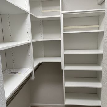 Inspired Closets Hawaii - Small closet needed to be utilized better and the shelving will help organize my everything. - Interior Design Near Me - Honolulu, Hawaii