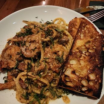 Main + Abbey - Shrimp and sausage pasta - Gastropubs Near Me - Sioux City, Iowa Main + Abbey - Shrimp and sausage pasta - Gastropubs Near Me - Sioux City, Iowa