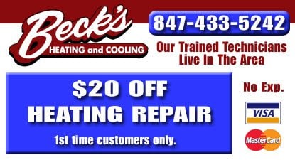 Slide of Beck's Heating & Air Conditioning