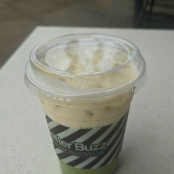 Better Buzz Coffee - Regular Iced Banana Matcha Latte with Oatmilk. - Coffee & Tea Near Me - Escondido, California Better Buzz Coffee - Regular Iced Banana Matcha Latte with Oatmilk. - Coffee & Tea Near Me - Escondido, California
