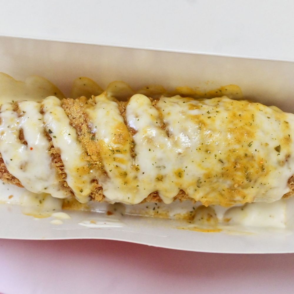 CornDogs By Mr. Cow - Two Hands Dog (1 with sausage, 1 with half mozzarella & cheddar) - Hot Dogs Near Me - Ewa Beach, Hawaii CornDogs By Mr. Cow - Two Hands Dog (1 with sausage, 1 with half mozzarella & cheddar) - Hot Dogs Near Me - Ewa Beach, Hawaii