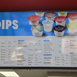 Domino's Pizza - Side items: Chicken, Breads, Pasta, Desserts, Dips and Drinks