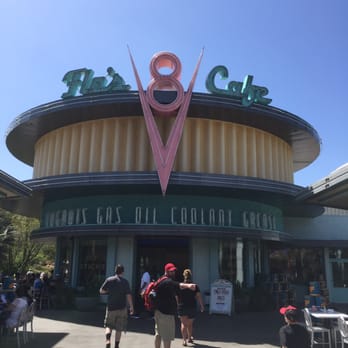 Flo's V8 Cafe - You should see this lit up at night! - Cafes Near Me - Anaheim, California Flo's V8 Cafe - You should see this lit up at night! - Cafes Near Me - Anaheim, California