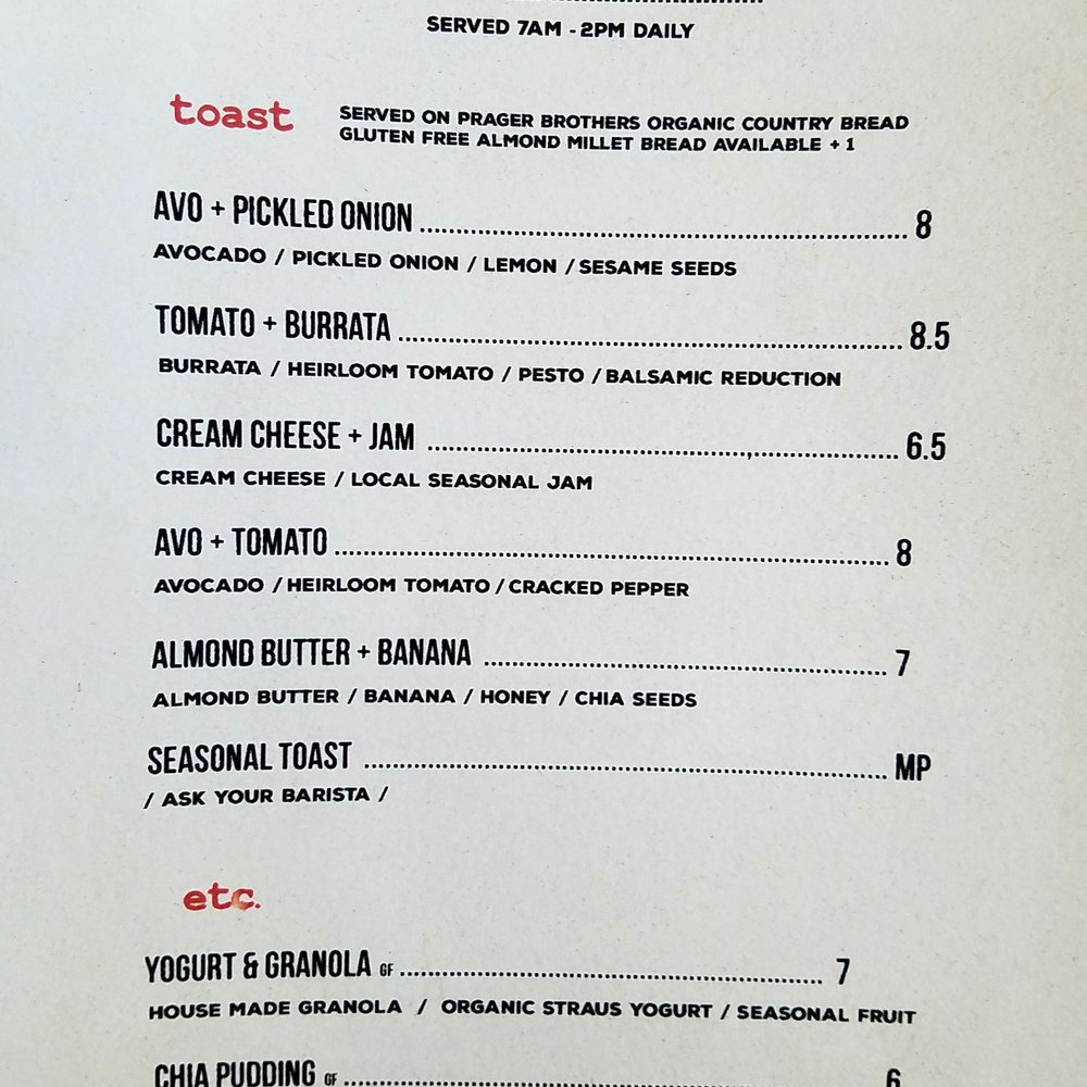 Revolution Roasters - Some of the menu items - Chia pudding is - Coffee & Tea Near Me - Oceanside, California Revolution Roasters - Some of the menu items - Chia pudding is - Coffee & Tea Near Me - Oceanside, California