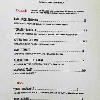 Revolution Roasters - Some of the menu items - Chia pudding is - Coffee & Tea Near Me - Oceanside, California Revolution Roasters - Some of the menu items - Chia pudding is - Coffee & Tea Near Me - Oceanside, California