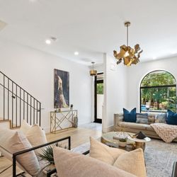 Chromatist - Living room and Foyer painting in CabbageTown:
Walls, ceilings, trims, 2 doors, 1 window, and baseboards in n BM Oxford White CC-30
