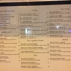 Thai Signature - Food menu - 01/05/16