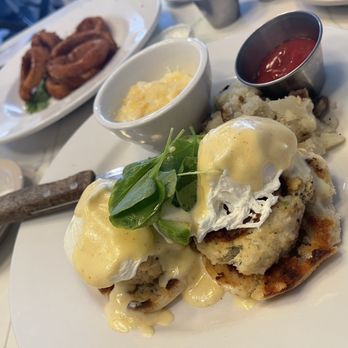 Cody's La Jolla - Crab Cake Eggs Benedict. Great but pricy! - Breakfast & Brunch Near Me - La Jolla, California