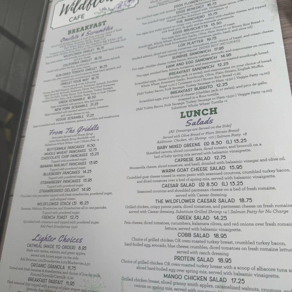 Wildflower Cafe - Menu - Breakfast & Brunch Near Me - Redondo Beach, California Wildflower Cafe - Menu - Breakfast & Brunch Near Me - Redondo Beach, California