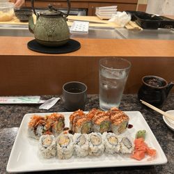 Sushiya - I got the spicy scallop roll and New York roll that blew me away with the quality and taste.