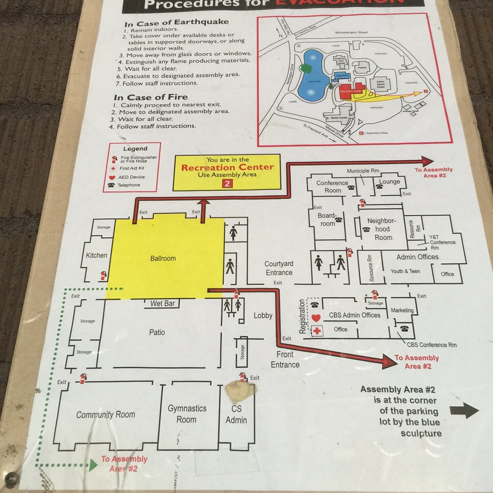 Sunnyvale Community Center - In case of evacuation, please be sure to evacuate... - Community Centers Near Me - Sunnyvale, California Sunnyvale Community Center - In case of evacuation, please be sure to evacuate... - Community Centers Near Me - Sunnyvale, California