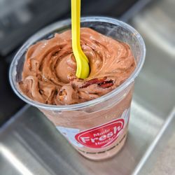Andy's Frozen Custard - Chocolate with pecans
