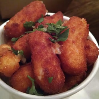 The Kroft - Wisconsin white cheddar cheese curds, cooked to perfect crunch level. - Sandwiches Near Me - Anaheim, California The Kroft - Wisconsin white cheddar cheese curds, cooked to perfect crunch level. - Sandwiches Near Me - Anaheim, California