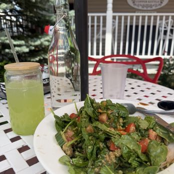 Copper Kettle Deli - Lemon Mint Refresher and Quinoa Salad with Sprimp - Delis Near Me - Basking Ridge, New Jersey Copper Kettle Deli - Lemon Mint Refresher and Quinoa Salad with Sprimp - Delis Near Me - Basking Ridge, New Jersey