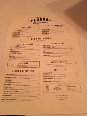 Menu photo 8 Federal Delicatessen Auckland, AUK Menu photo 8 Federal Delicatessen Auckland, AUK