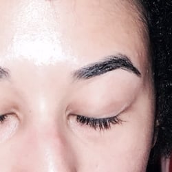 Clique Boutique - Look at how much shorter the left brow is from the right brow.