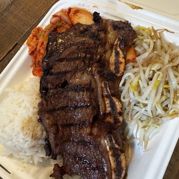 Tasty Korean BBQ - Mini Kalbi- sprouts and kimchi - Korean Near Me - Mililani, Hawaii Tasty Korean BBQ - Mini Kalbi- sprouts and kimchi - Korean Near Me - Mililani, Hawaii