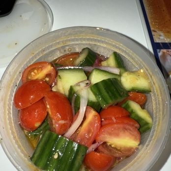 The Slow Bone - Tomato Cucumber Salad - Barbeque Near Me - Dallas, Texas The Slow Bone - Tomato Cucumber Salad - Barbeque Near Me - Dallas, Texas