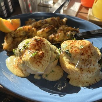 The Breakfast Club - Crab Cake Benedict - Breakfast & Brunch Near Me - Campbell, California The Breakfast Club - Crab Cake Benedict - Breakfast & Brunch Near Me - Campbell, California