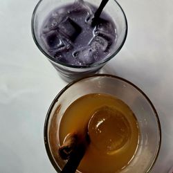 Aya Golf Lounge - Specialty Cocktails: Pumpkin Smash & Ube Colada