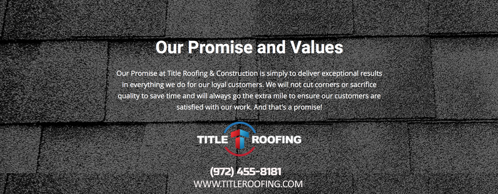 Slide of Title Roofing