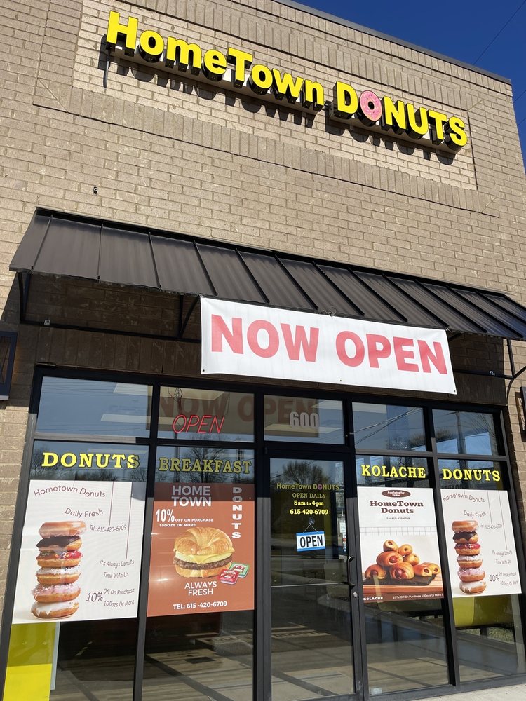 HOMETOWN DONUTS Updated September 2024 130 Long Hollow Pike