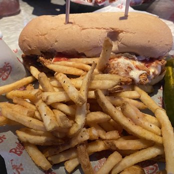 Bubba's 33 - Chicken Parmesan Sandwich - Pizza Near Me - Macomb, Michigan
