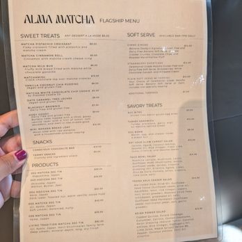 Alma Matcha - Menu - Coffee & Tea Near Me - FORT LAUDERDALE, Florida