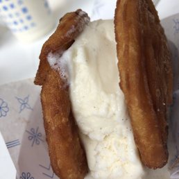 Churro Ice Cream Sandwich Churro Ice Cream Sandwich