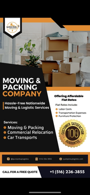 Packing and Unpacking Services. - At Quick Pick Up Logistics, our packing and unpacking services are designed to take the stress and hassle out of your move. Our skilled team uses only high-quality materials—boxes, bubble wrap, tape, and shrink wrap—to carefully pack every item, from delicate glassware and valuable art to bulky furniture and electronics. With over 10 years of hands-on experience, we know how to properly protect and organize your belongings, ensuring maximum safety during transport. When you arrive at your new home or office, our crew can also efficiently unpack and place your items exactly where you want them, saving you time and effort. Whether you need full-service packing and unpacking or just a little extra help with the most delicate pieces, Quick Pick Up Logistics delivers professional, attentive service at every stage of your move. Let us handle the details, so you can enjoy a seamless, stress-free transition. Packing and Unpacking Services. - At Quick Pick Up Logistics, our packing and unpacking services are designed to take the stress and hassle out of your move. Our skilled team uses only high-quality materials—boxes, bubble wrap, tape, and shrink wrap—to carefully pack every item, from delicate glassware and valuable art to bulky furniture and electronics. With over 10 years of hands-on experience, we know how to properly protect and organize your belongings, ensuring maximum safety during transport. When you arrive at your new home or office, our crew can also efficiently unpack and place your items exactly where you want them, saving you time and effort. Whether you need full-service packing and unpacking or just a little extra help with the most delicate pieces, Quick Pick Up Logistics delivers professional, attentive service at every stage of your move. Let us handle the details, so you can enjoy a seamless, stress-free transition.